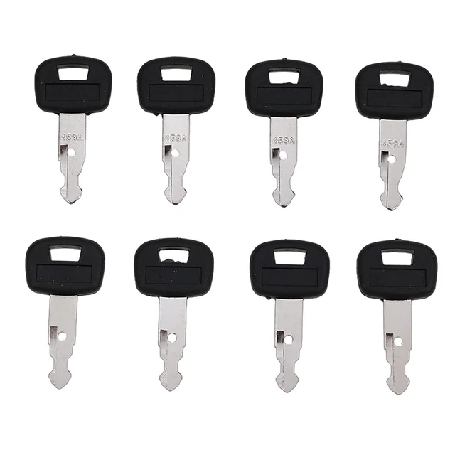 FridayParts 8pcs Ignition Key Compatible for Kubota Track Loaders SVL75 SVL90 SV