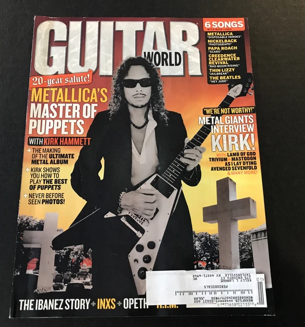 GUITAR WORLD MAGAZINE Januar 2006 Metallica Kirk Hammett EUR 14,56 PicClick DE