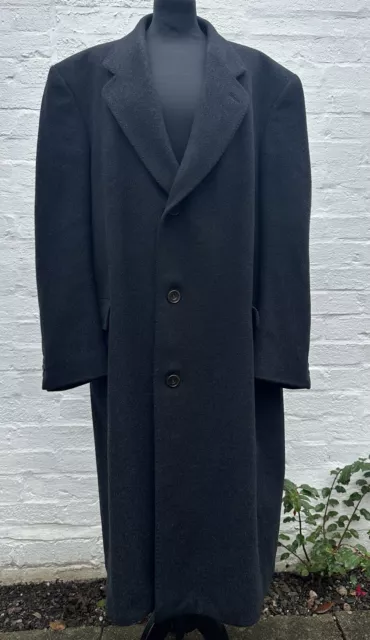MENS SAVOY TAYLORS Guild Wool Cashmere Overcoat Size 40 Large 39.99 PicClick UK