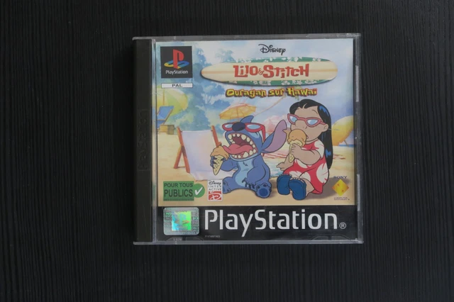 DISNEY LILO & Stitch Ouragan sur Hawaï PS1 Complet PAL FR Sony