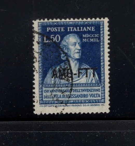 Italy Trieste 1949 Alessandro Volta  FU SC 54