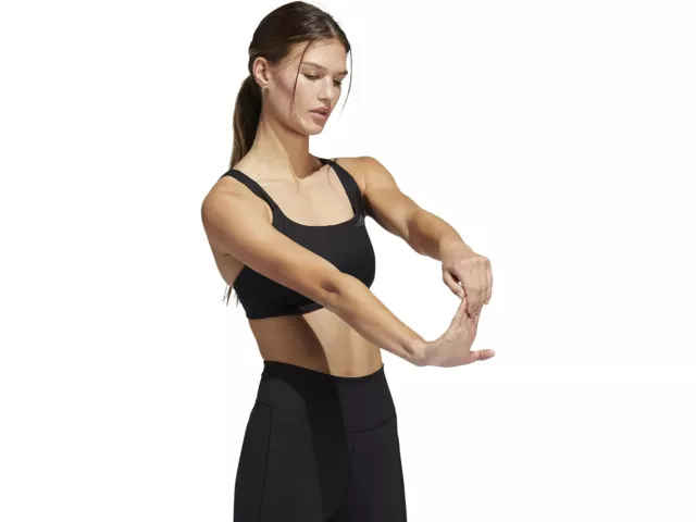 Adidas Top Sportivo Donna  He9062  Cf Sto Ms Bra Black/Carbon