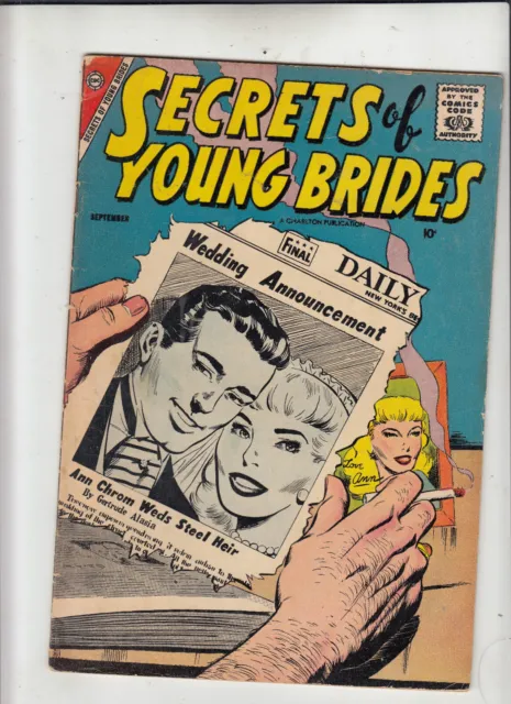 Secrets of Young Brides #10 (Charlton 1958) VG