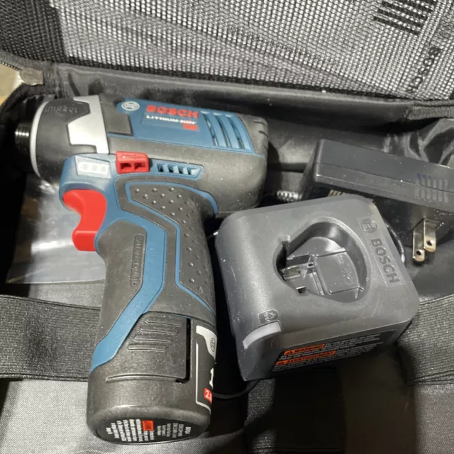 New Bosch PS41 12 Volt Max 1/4" Hex Cordless Impact Driver Li-ion With 1 Battery