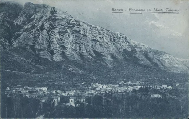 cr67 cartolina bonea panorama col monte taburno provincia di benevento campania