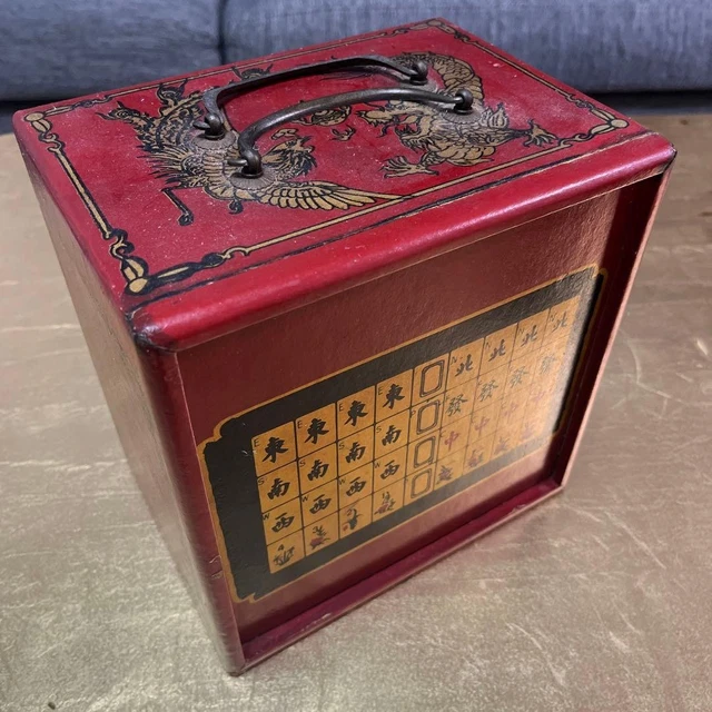 Ensemble De Jeu De Mahjong Portable, 144 Tuiles Mahjong, Jeux De Tuiles
