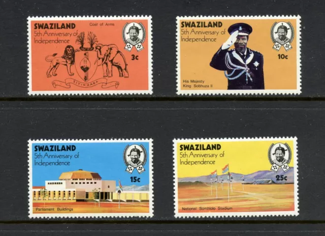 R3376 Swaziland 1973 Indépendance - Anniversaire 4v. MNH