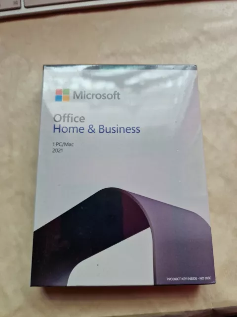 Microsoft Office 2021 Home And Business - Genuine Sealed Box (1 PC/Mac)