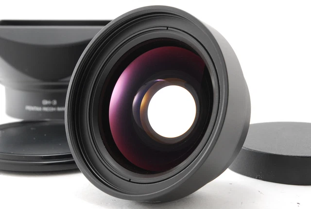 [MINT] RICOH Wide Conversion Lens GW-3  Hood GH-3 Adaptor For GR II From JAPAN