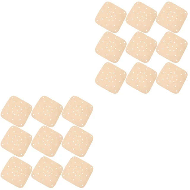 200 pz friggitrice ad aria calda in carta cerata carta per friggitrice ad aria calda quadrata