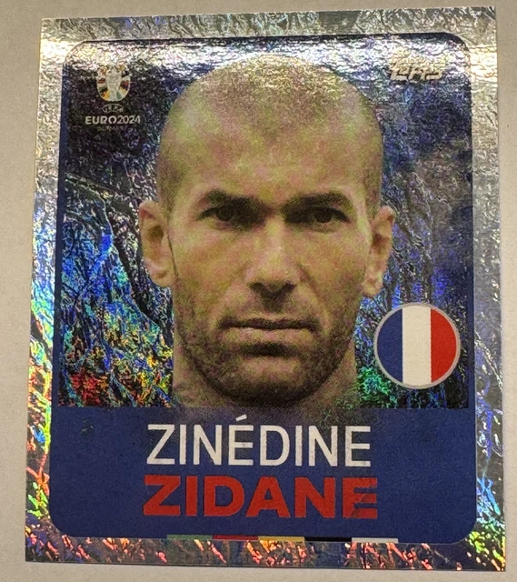 Image Sticker Zinédine Zidane France N°107 – Panini UEFA Euro 2004 – Neuf