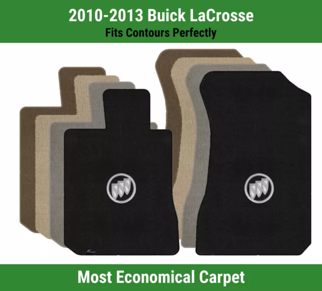 Lloyd Velourtex Front Carpet Mats for '10-13 Buick LaCrosse w/Buick Shield Logo