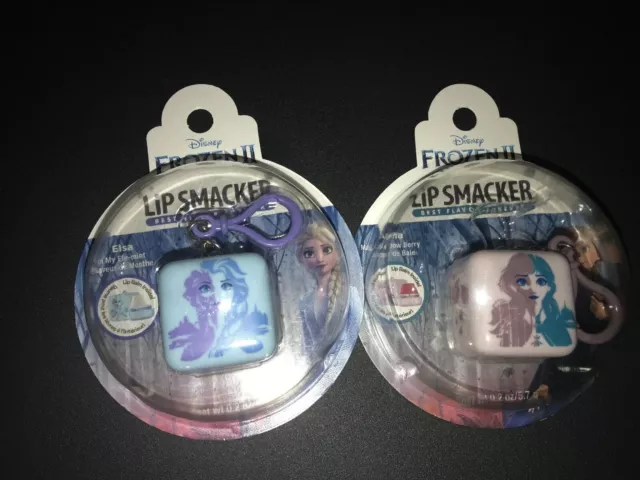 Disney Frozen 2 Lip Smacker Elsa & Anna Set. Mint & Magical Glow Berry Balm Cube