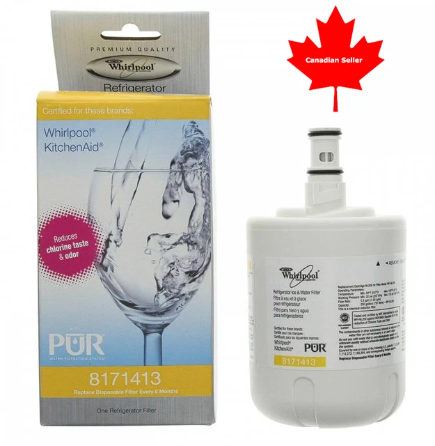 WHIRLPOOL REFRIGERATOR PUR SideBySide Water Filter 8171413 (1Pack