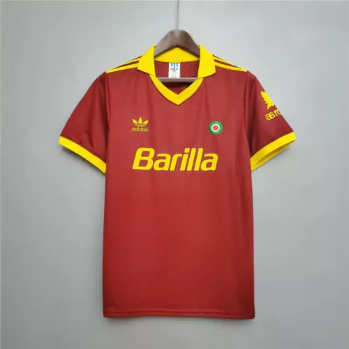 As Roma 1991/92 Home Retro Shirt NEW