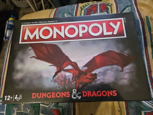 Monopoly Dungeons and Dragons Jeu de Société Plateau Édition Spéciale Collection