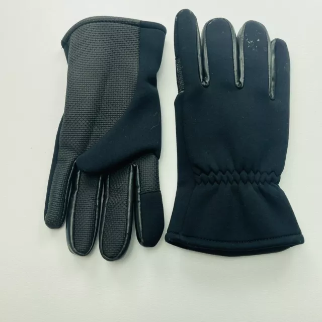 Kenai Adult Fishing Hiking Outdoor Fleece Lined Neoprene Gloves Size XL Black