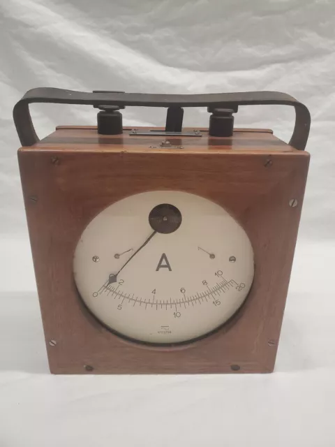 Vintage SIEMENS & HALSKE Amp Meter Measurement Test Meter