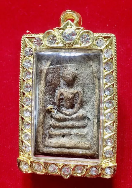 Thai Buddha Phra Somdej & Garuda Talisman Lp Toh Wat Rakang Amulet Pendant K082