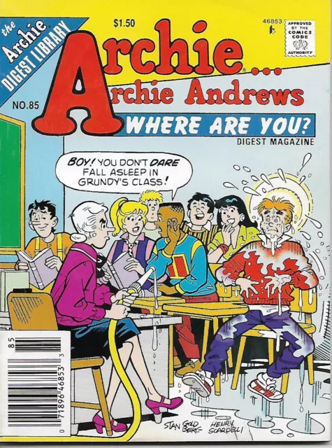 Archie Andrews, "Where Are You" Digest Comic Magazine No. 85 March 1993