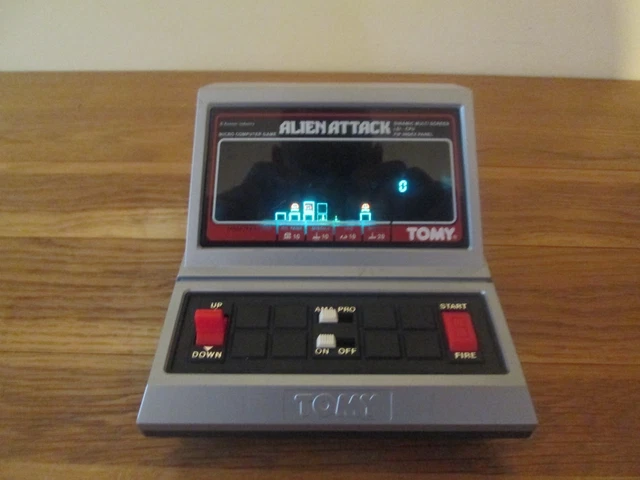 TOMY ALIEN ATTACK VFD Game. SERVICED & Working. Vintage Tabletop