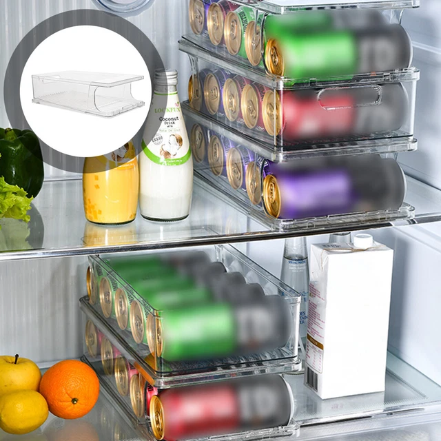 Organizer Frigorifero Estraibile - Contenitore Trasparente Per Uova, Frutta, Verdure, 30x20cm - Foto 5