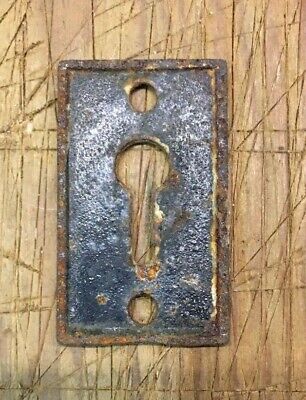 Vintage Eastlake Keyhole Escutcheon Cover Door Drawer Victorian 1.75: By 1" 2