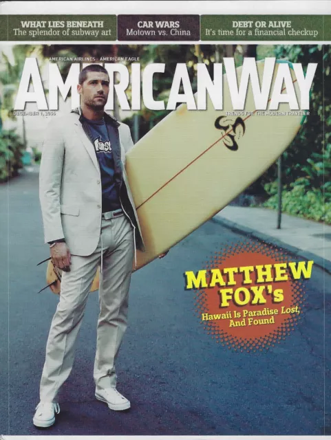 American Way Magazine Featuring Lost's MATTHEW FOX