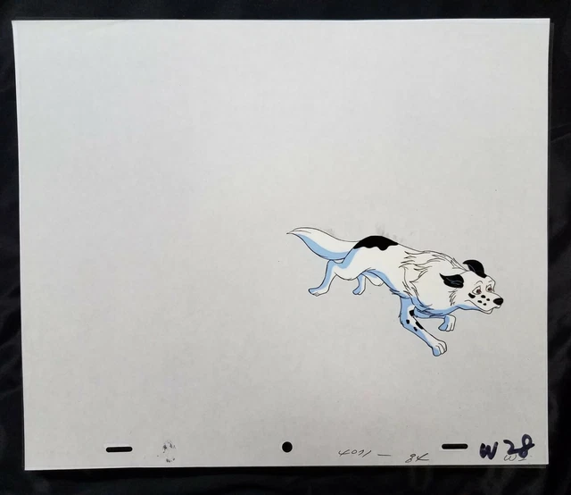Japanese Anime Wolf Wolfie Dog Original Production Cel W-28 Animation Art
