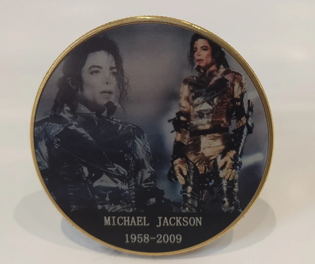 MICHAEL JACKSON GOLD Coin Thriller Billie Jean Beat It EUR 14,27