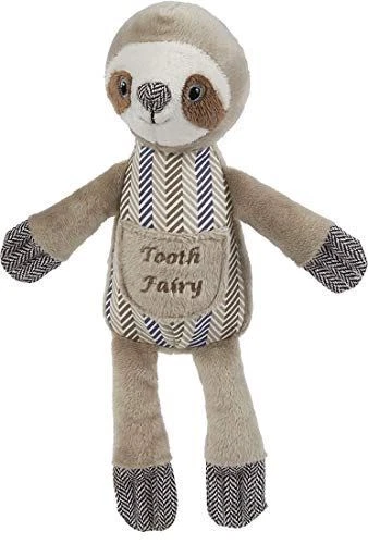 Maison Chic Plush Tooth Fairy Pillow Speedy The Sloth for Little Boys and Girls