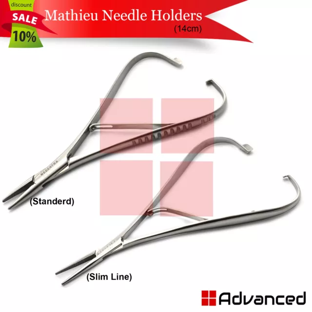 Mathieu Needle Holders Orthodontic Ligating Forceps Narrow Tip Pliers Suture