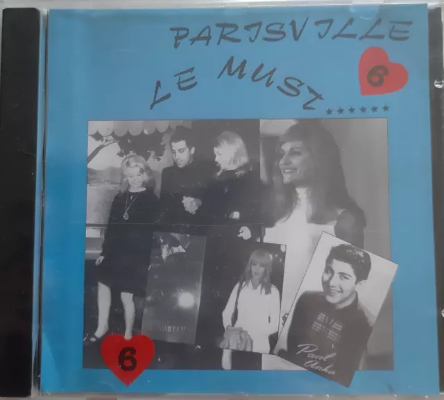 CD Various artists Parisville - photos Sylvie VARTAN, Dalida, Paul Anka BELGIQUE