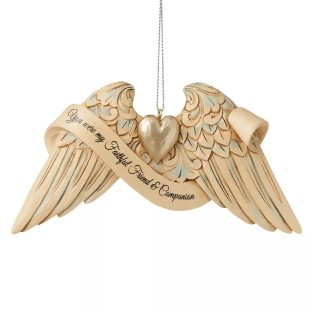 Heartwood Creek Hanging Ornament - Angel Wings: Pet Bereavement by Jim Shore