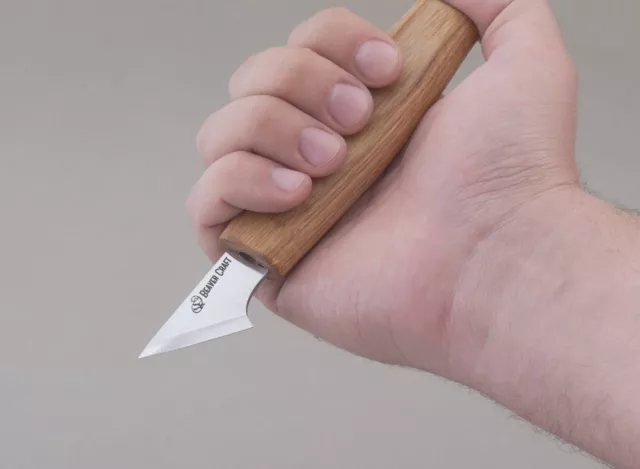 Petit couteau droit de sculpture - à lame courte