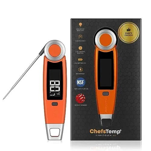 KULUNER TP-01 Waterproof Digital Instant Read Meat Thermometer(Orange)---Time-limited  spike product