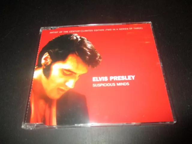 CD MAXI 4 TITRES "ELVIS PRESLEY : SUSPICIOUS MINDS" Limited edition