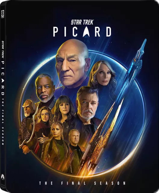 Star Trek: Picard - The Final Season - Limited Edition Steelbook [Blu-ray] New!!