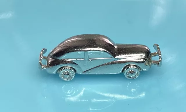 Vintage Sterling Silver Volkswagen VW Beetle Bug Car Bracelet Charm Pendant