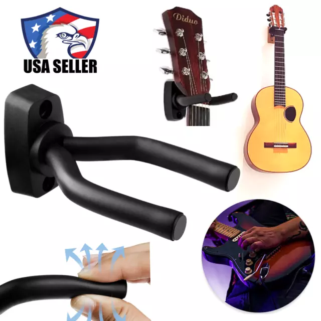 Soporte de Pared Para Guitarra Acustica Electrica Gancho Soporte de Colgar USA