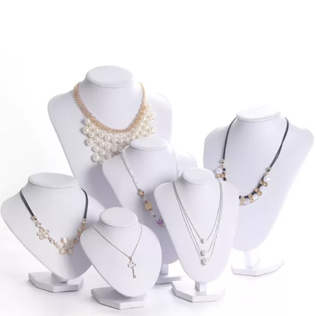 Model Show Jewelry Display Woman Necklaces Pendants Mannequin Jewelry Stand