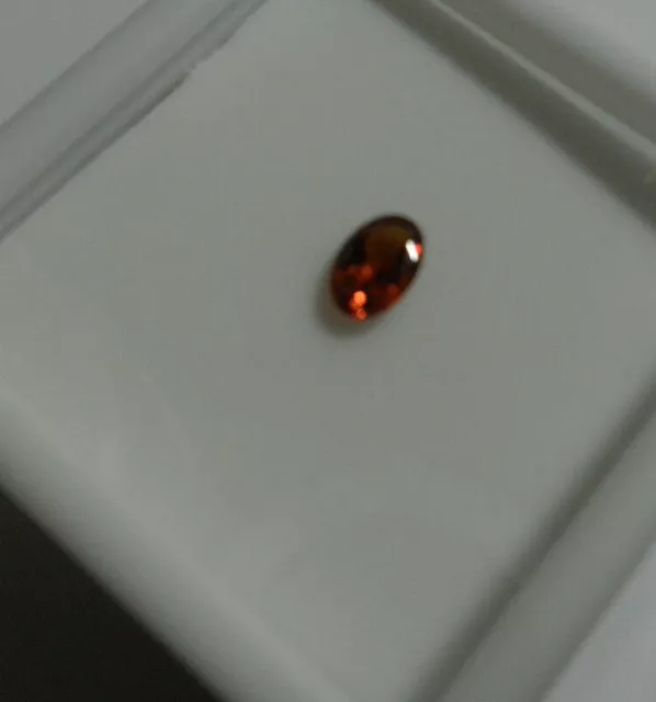Hessonite Garnet Loose Genuine 0.90ct 7x5mm Oval 100% Natural G9531 2