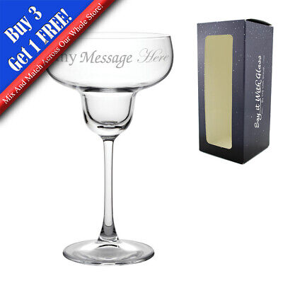 Set of 4 Giant Cocktail Sharer for Decorative Drinks and Centrepieces bar@drinkstuff Giant Margarita Glass 1.3ltr 