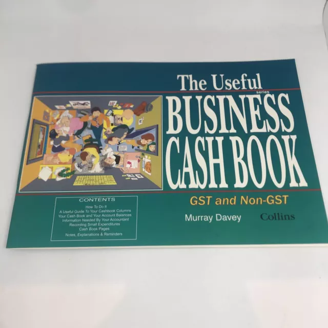 The Useful Business Cash Book GST and Non-GST Collins 10400*