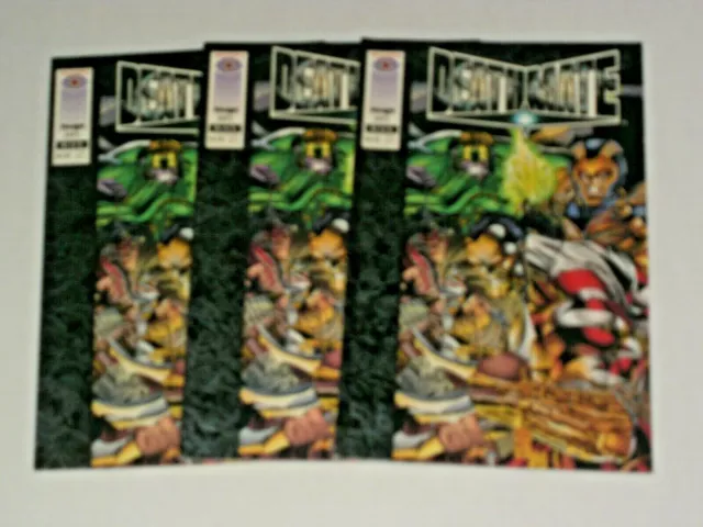 🔑Valiant/ Image Deathmate Black (x3) 3pcs lot 1993 Jim Lee! 1st Gen 13!