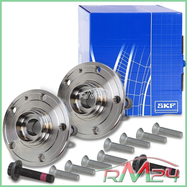 2x ORIGINALE SKF KIT CUSCINETTO RUOTA + MOZZO ANT PER AUDI A3 8P DAL 03-