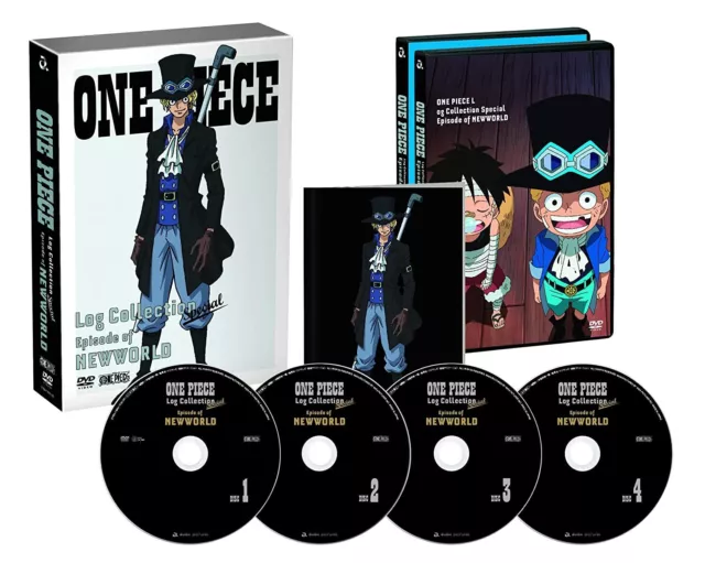 ONE PIECE Log Collection ZOU 4-DVDs Region 2/NTSC Japanese with Tracking