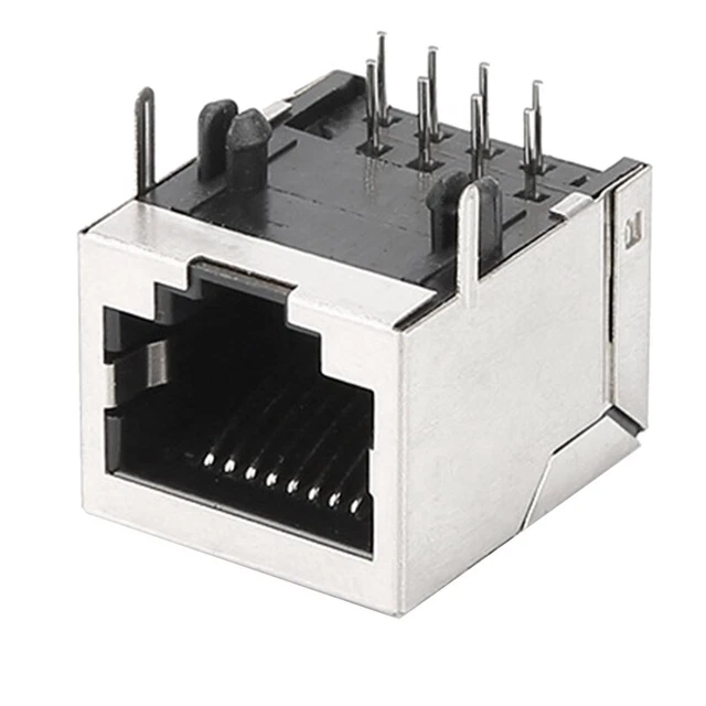 20 PCS RJ45 Socket 8 Pin Cable Interface Shielded Connector Female ...