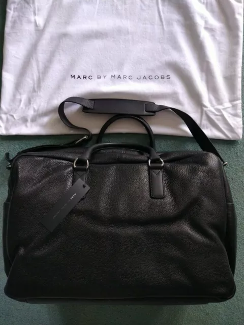 Marc By Marc Jacobs Leather Black Travel Bag