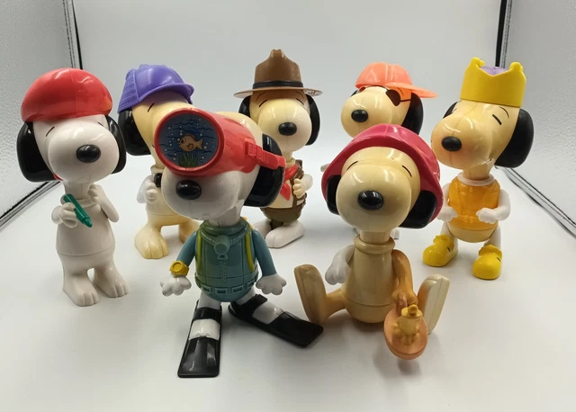 McDonalds vintage (2000) Snoopy toys (x 7)